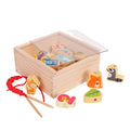 3 in 1 Lacing Beads Shapes, Fruits & Vehicles Wood Lacing free Case Personalized
