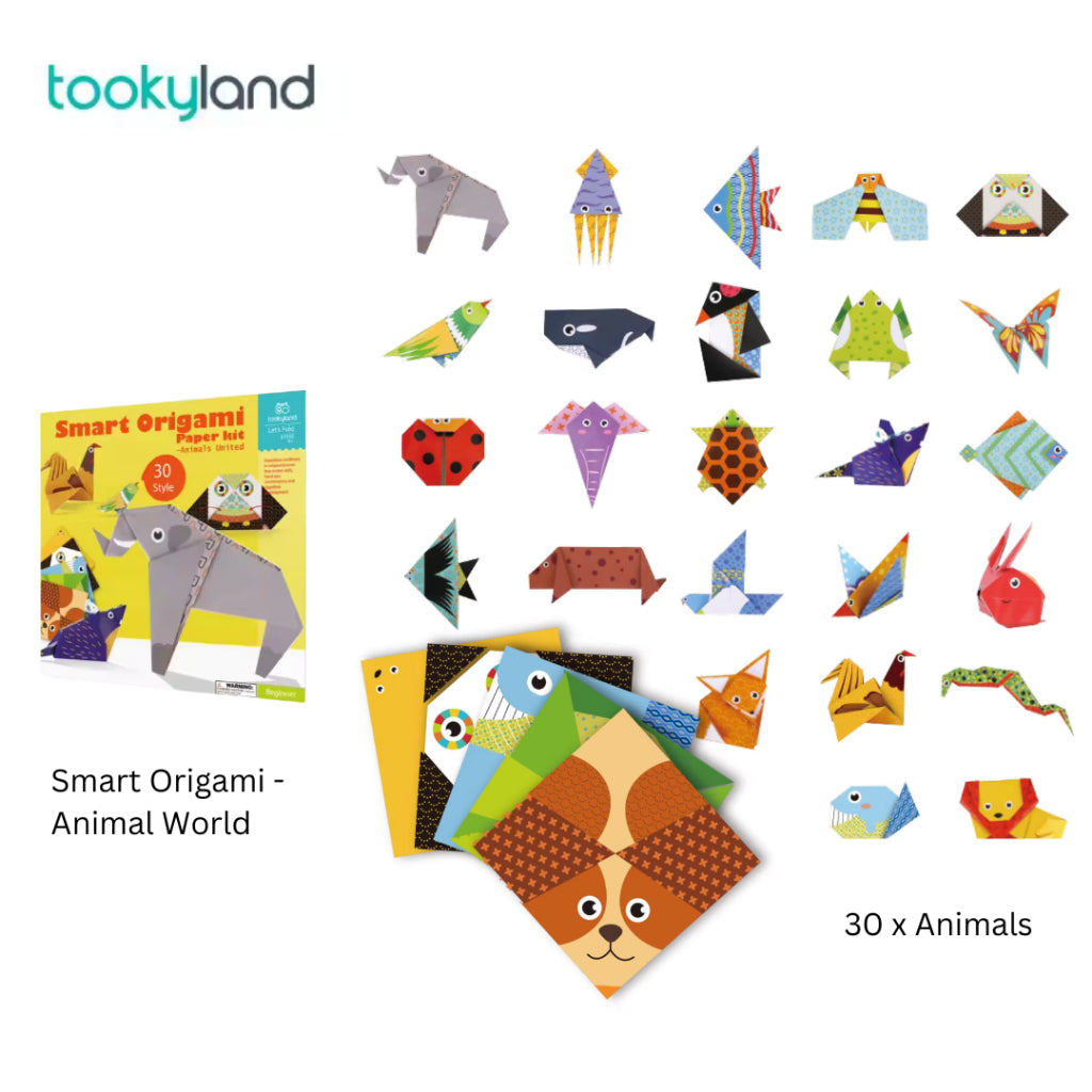 Tookyland Mixed Origami Paper Craft Kit for Kids