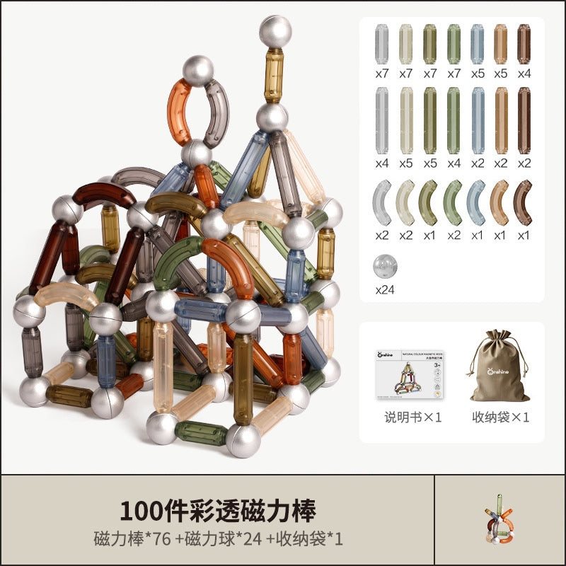 60cs Natural color magnetic rods