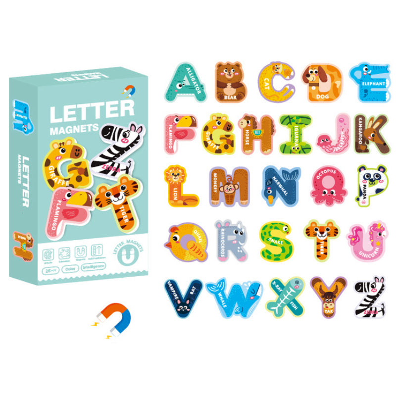 Letter/Number/Animals/Vehicle Magnets for Kids BY PLAY WITH BELLA
