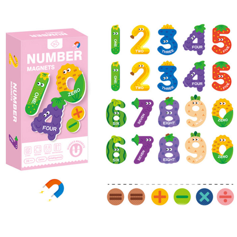 Letter/Number/Animals/Vehicle Magnets for Kids BY PLAY WITH BELLA