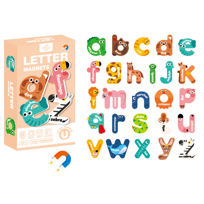 Letter/Number/Animals/Vehicle Magnets for Kids BY PLAY WITH BELLA