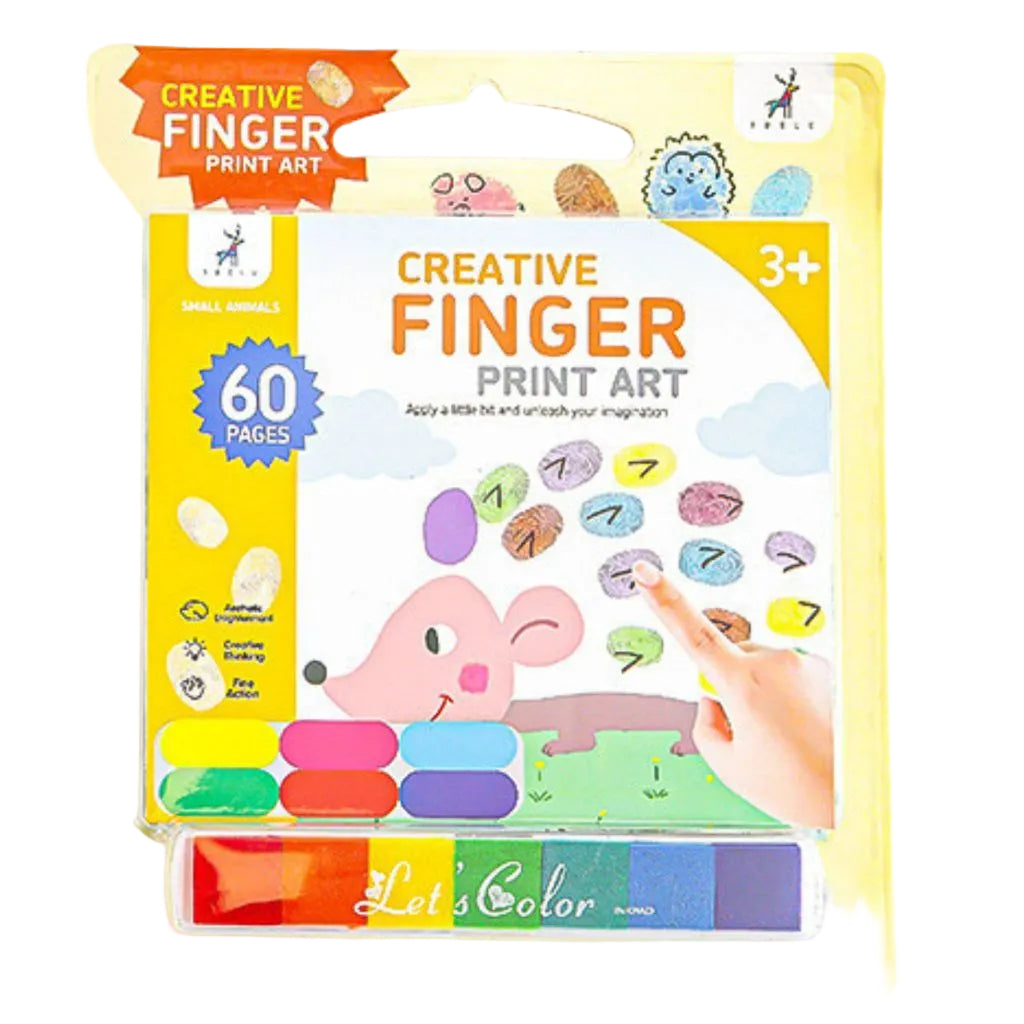 Finger painting graffiti coloring