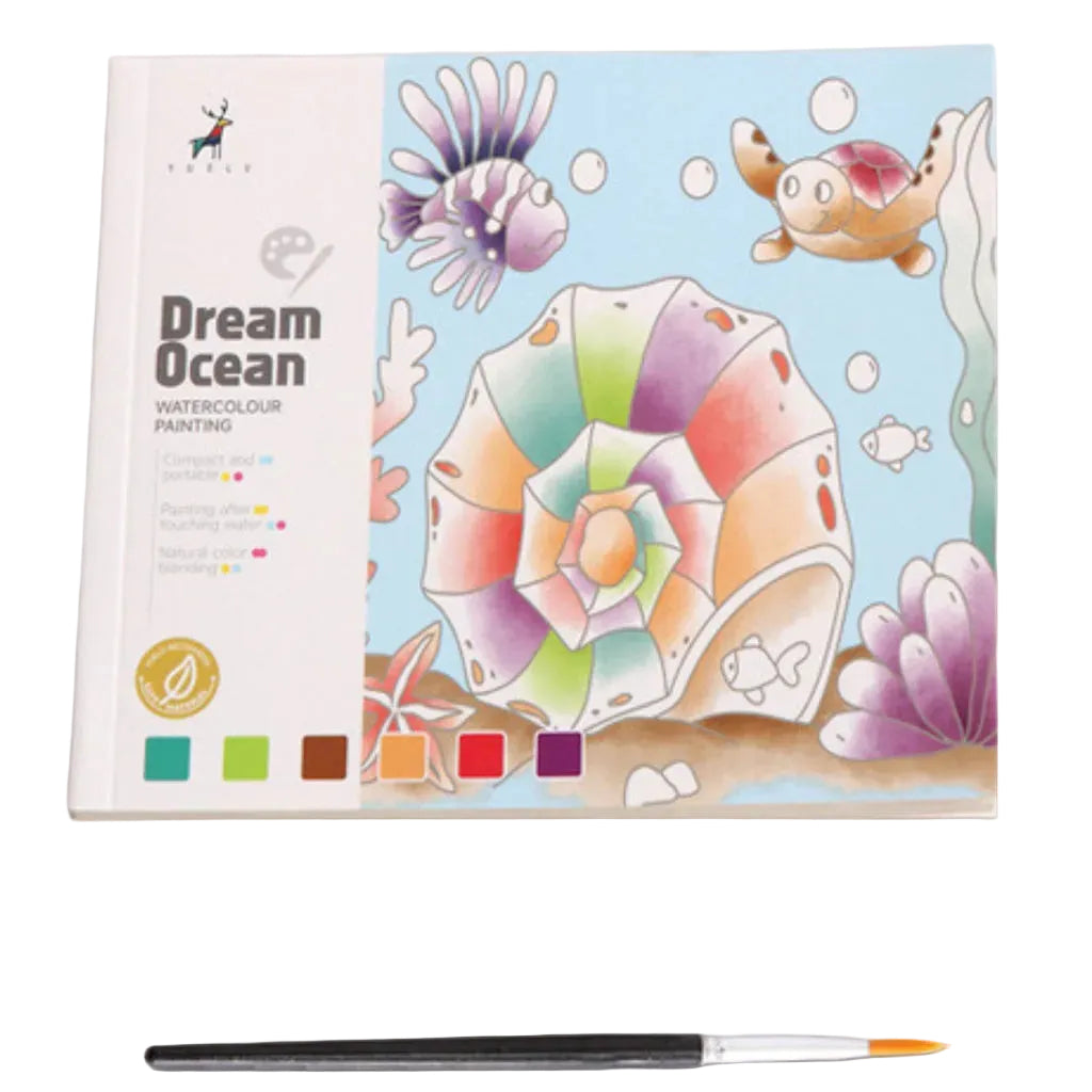 Creative water coloring book