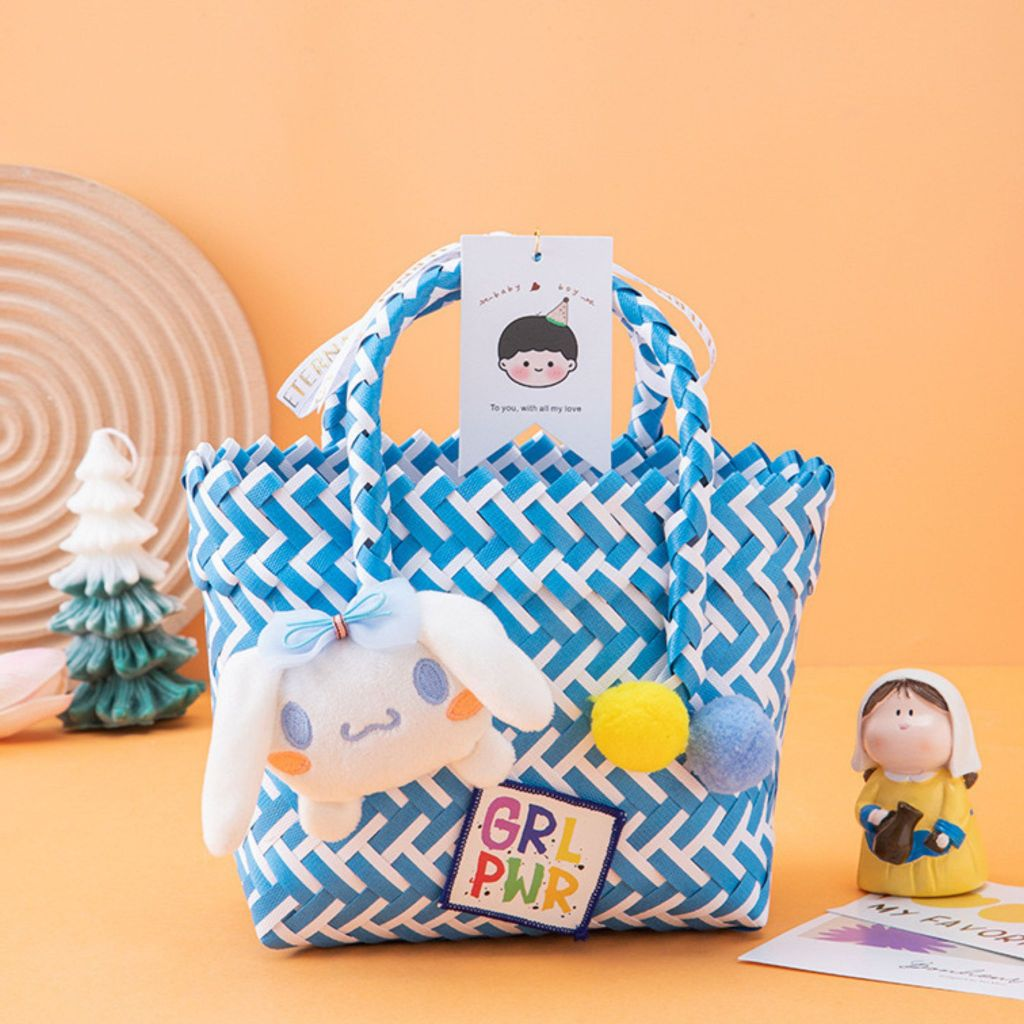 "Cute Colorful design Basket Bag"