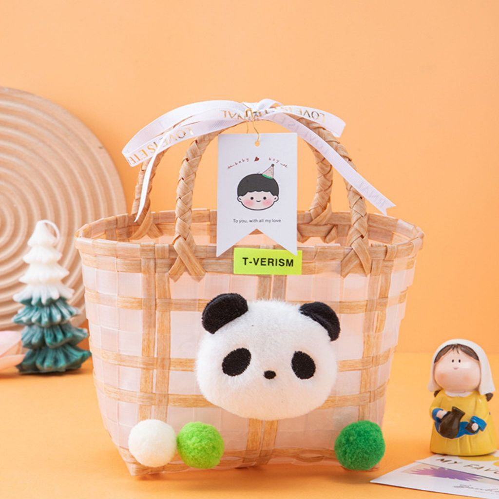"Cute Colorful design Basket Bag"