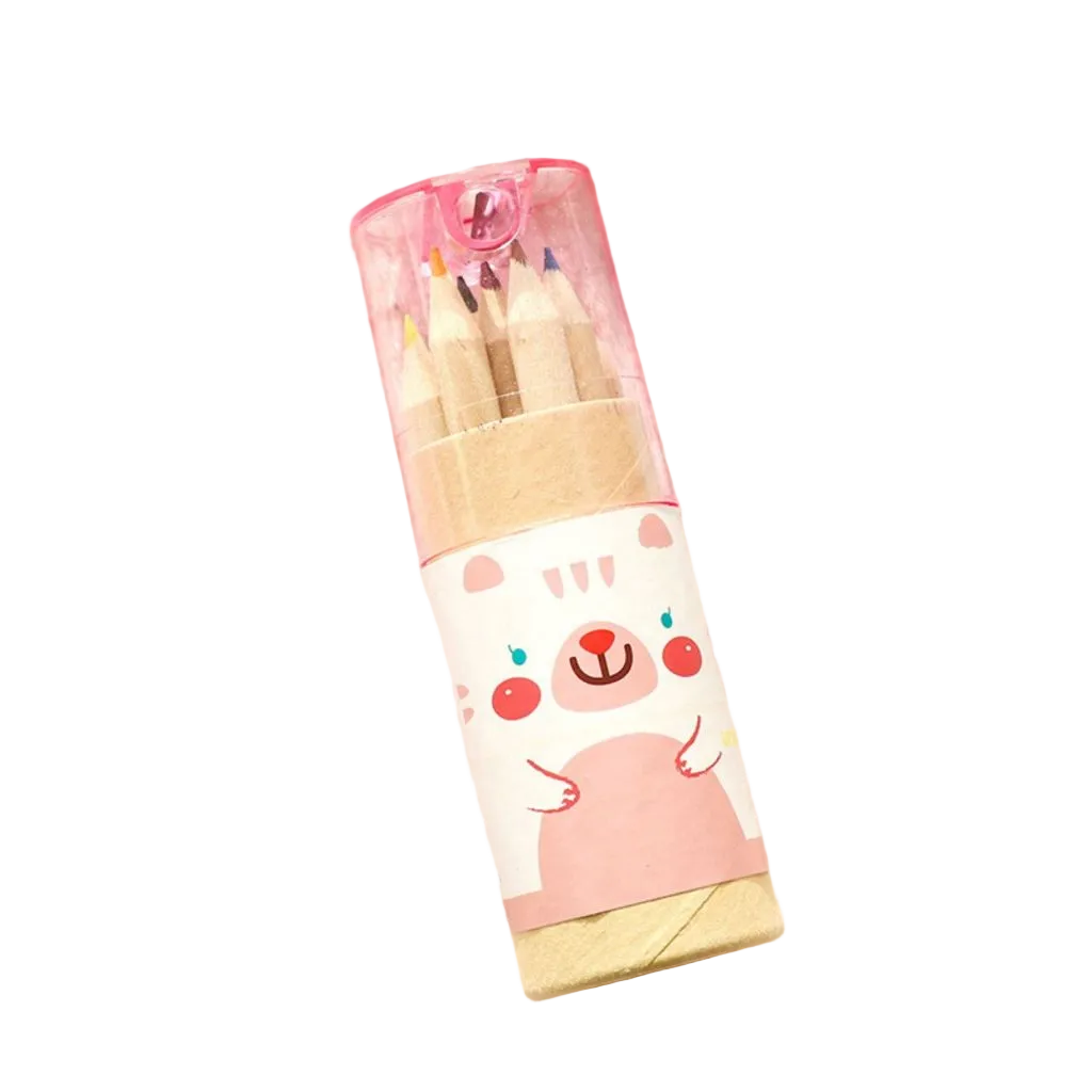 shanghai cute mini animals 12 colors pencils