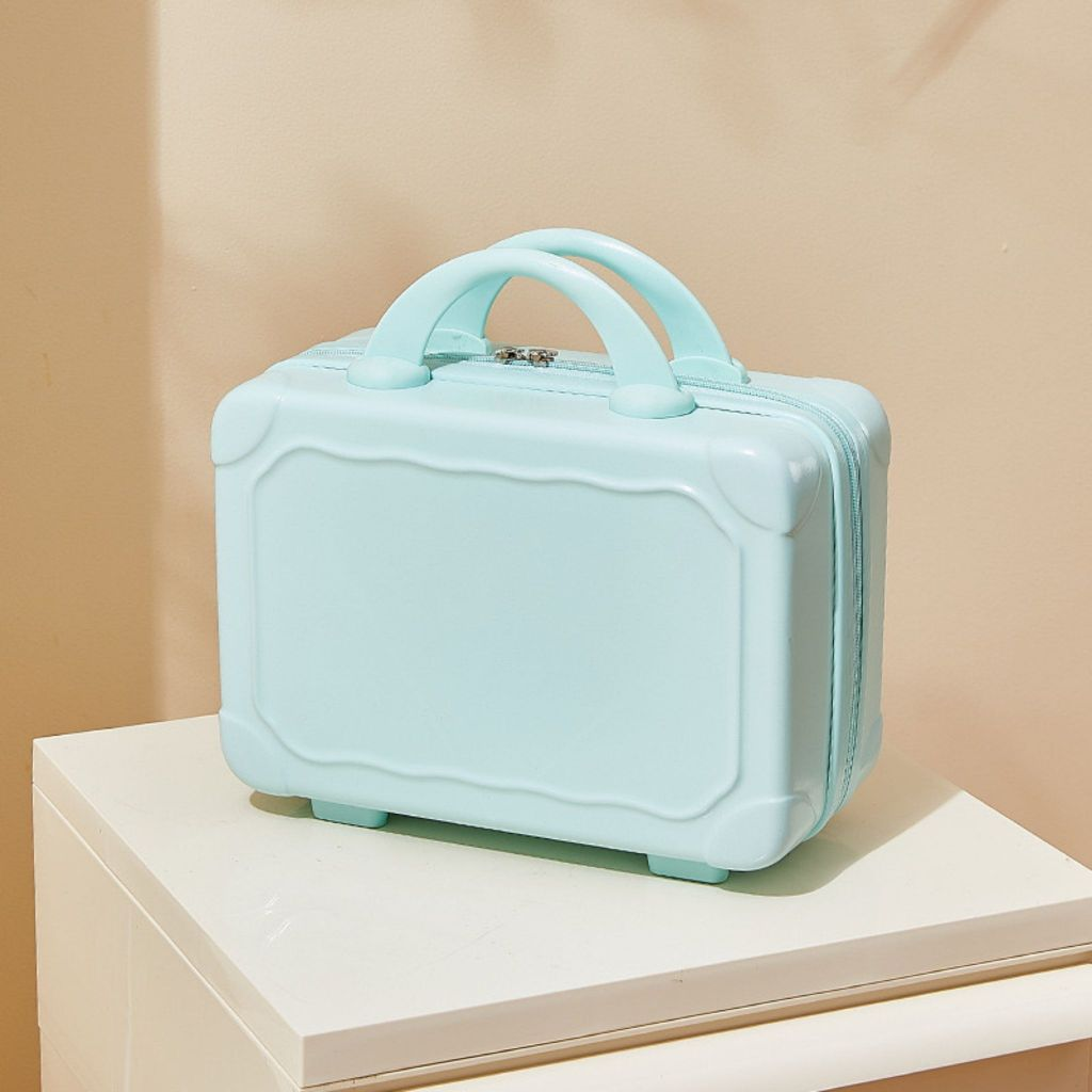 Blue Suitcase Cosmetic Bag