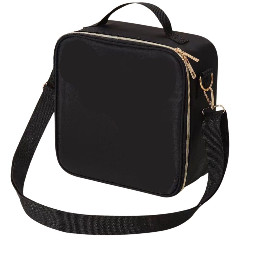 Embroidered letters smiley face handbag and plain handbag