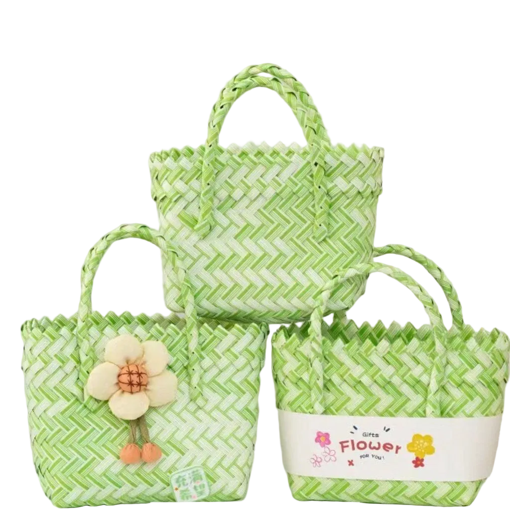 Cute basket hand bag five designs