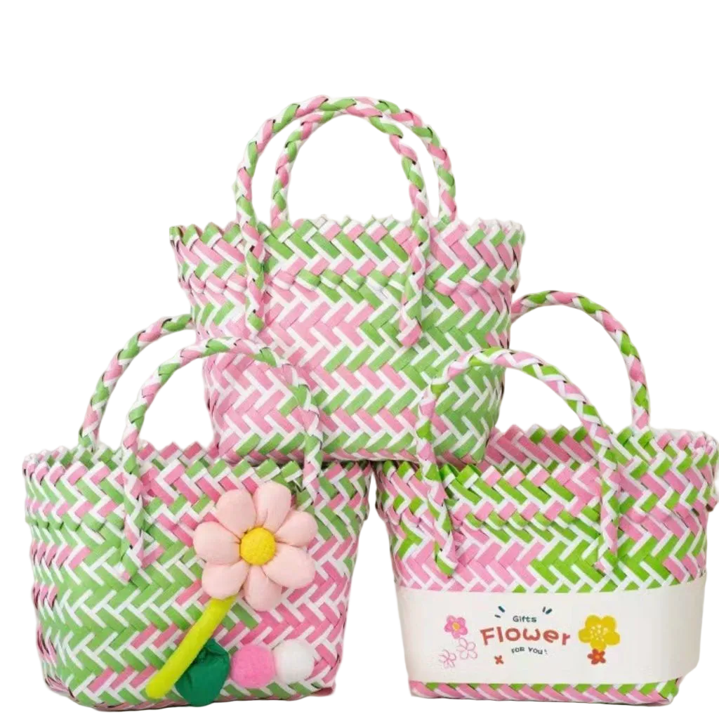 Cute basket hand bag five designs