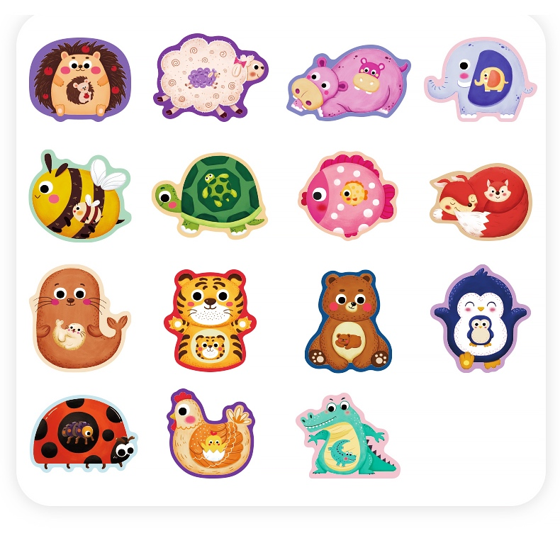 Beginner Puzzle Set for 1-4 years old Personalized Puzzle Case by Play with Bella