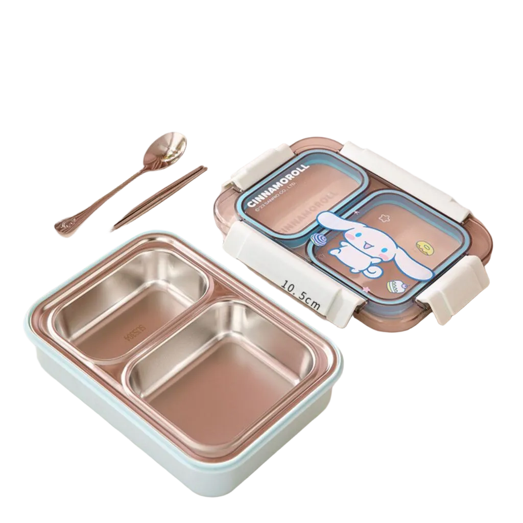 Sanrio Stainless Lunch box 2 & 4 compartment