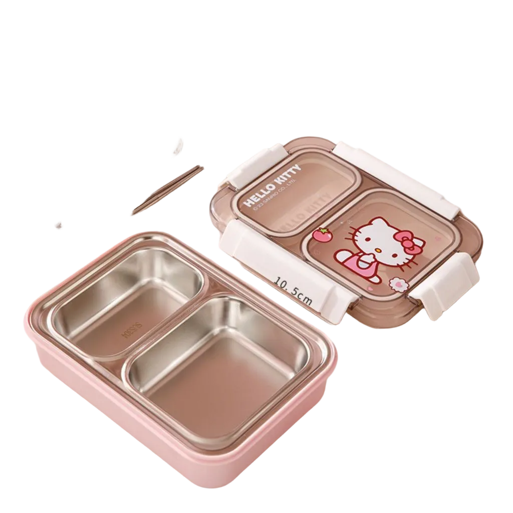 Sanrio Stainless Lunch box 2 & 4 compartment