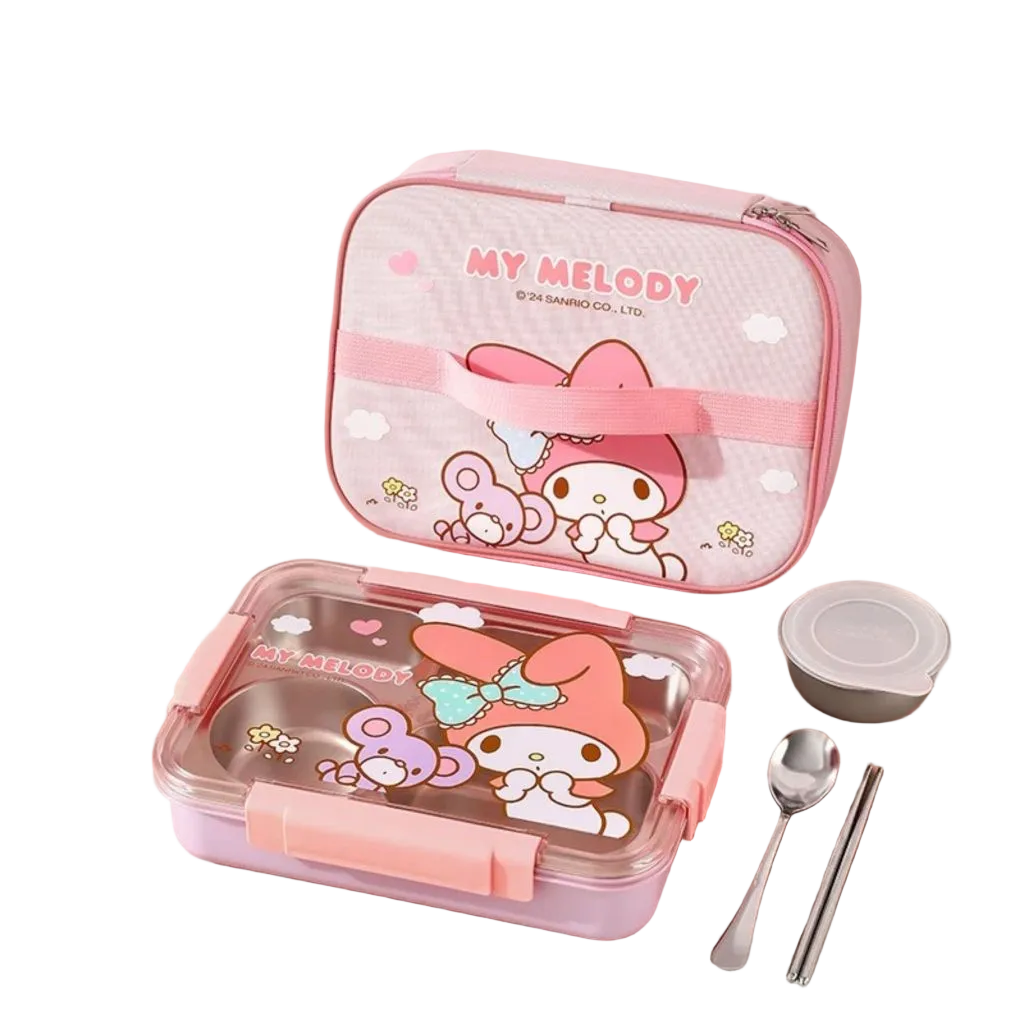 Sanrio Stainless Lunch box 2 & 4 compartment
