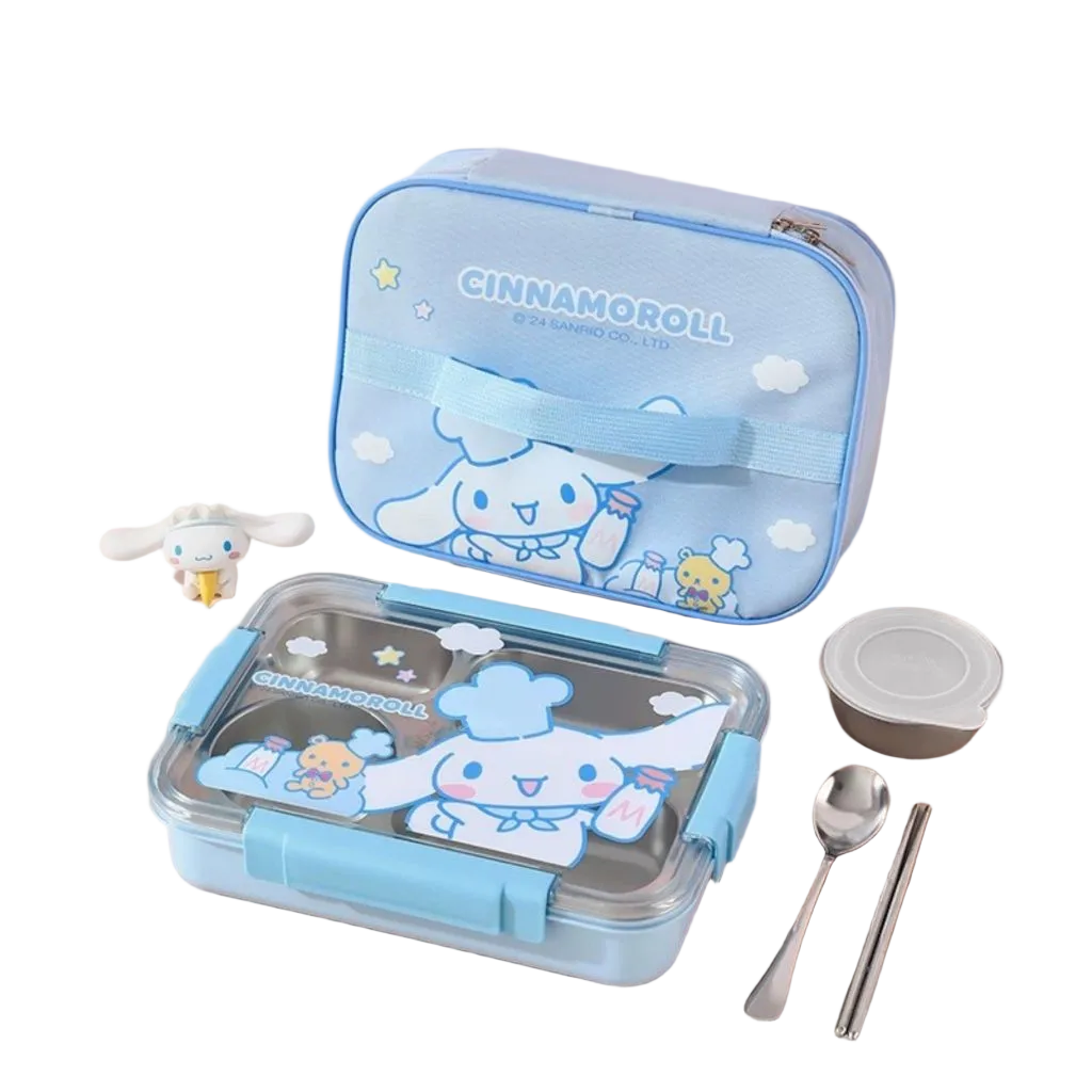 Sanrio Stainless Lunch box 2 & 4 compartment