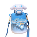 sanrio Insulated Tumbler w/ Leather Band 430mL Cinnamoroll Hello Kitty Kuromi