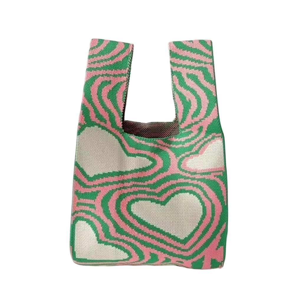 Knitted Hand Bags 6 Designs