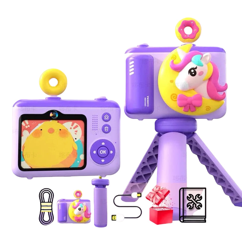 Digital Camera for Girls Toddler Camera HD 1080P Video Camera for Kids Age 3-12 Kids Selfie Camera
