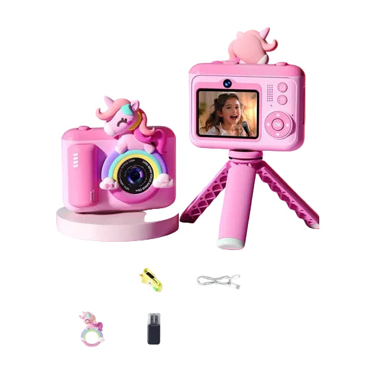 Digital Camera for Girls Toddler Camera HD 1080P Video Camera for Kids Age 3-12 Kids Selfie Camera