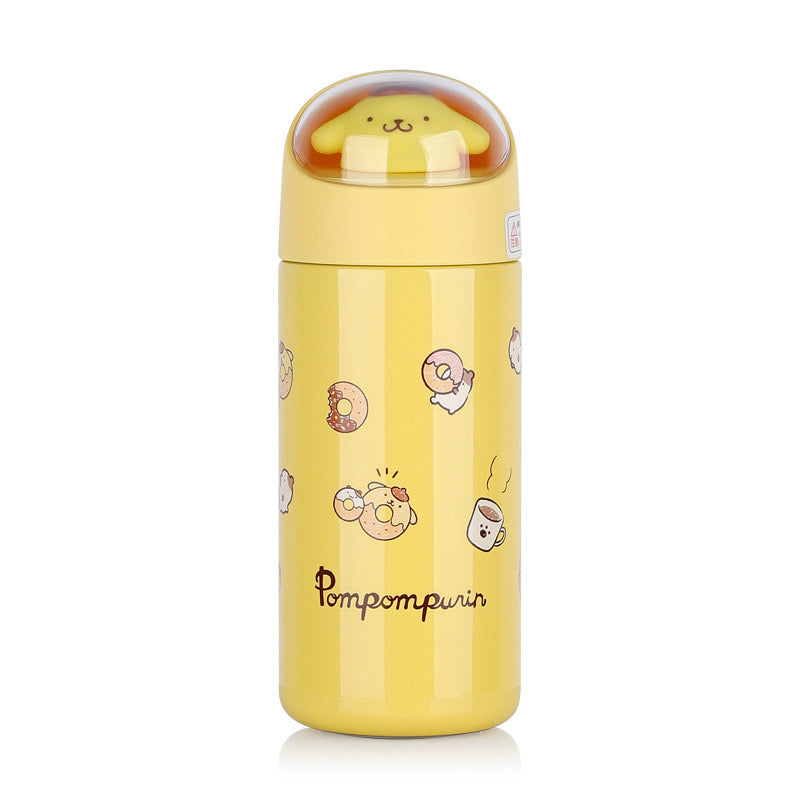 Insulated Tumbler Round Head Flask Bottle Hot n Cold Sanrio Toy Story Sanrio Alien Buzz Kuromi 350ml