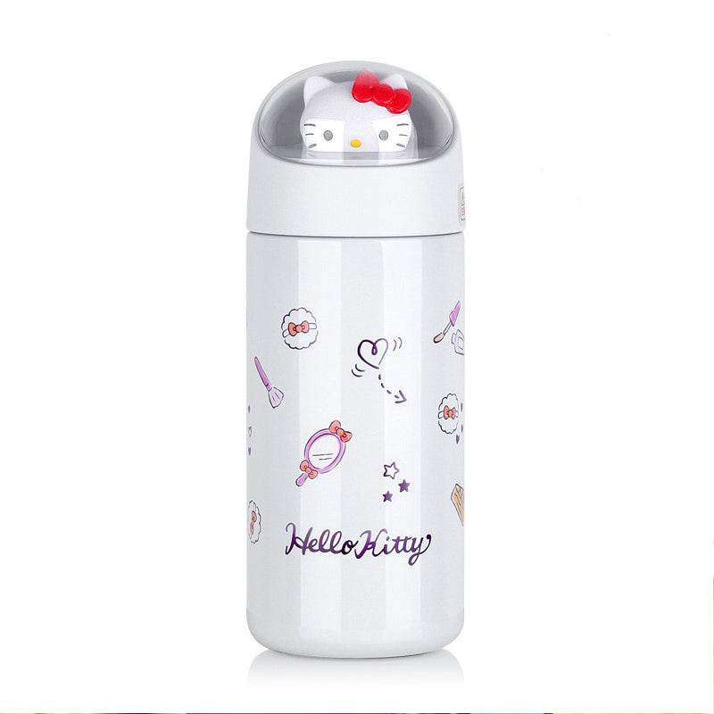 Insulated Tumbler Round Head Flask Bottle Hot n Cold Sanrio Toy Story Sanrio Alien Buzz Kuromi 350ml