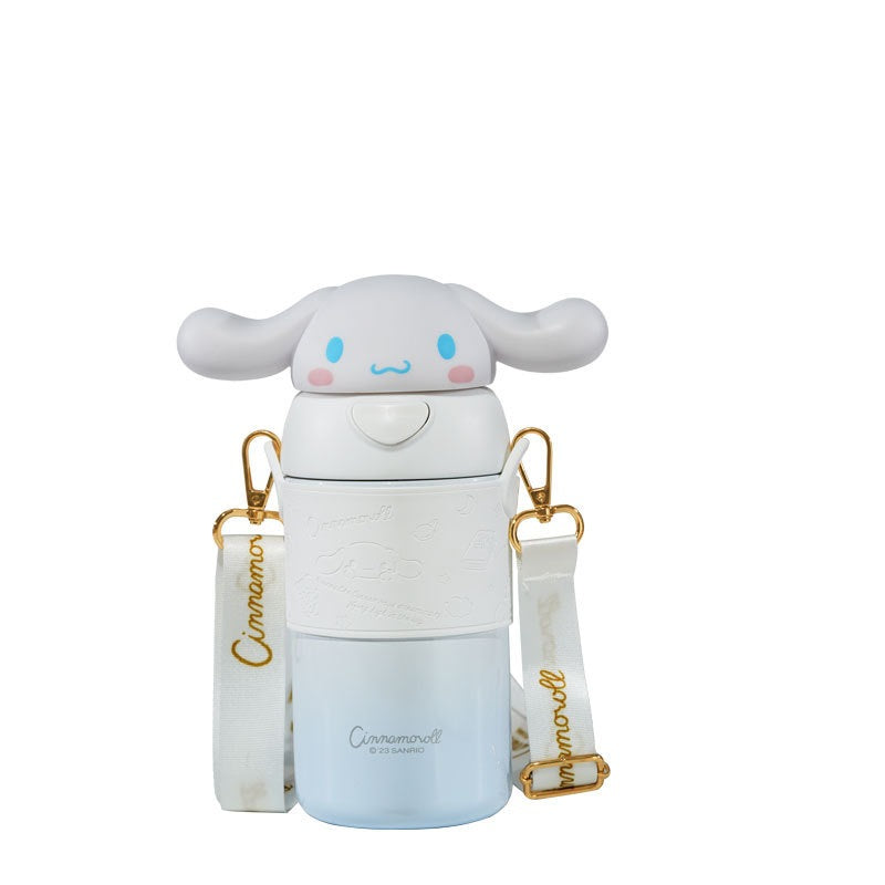 Sanrio TUMBLER 3D HEAD W/ STRAP 560ML