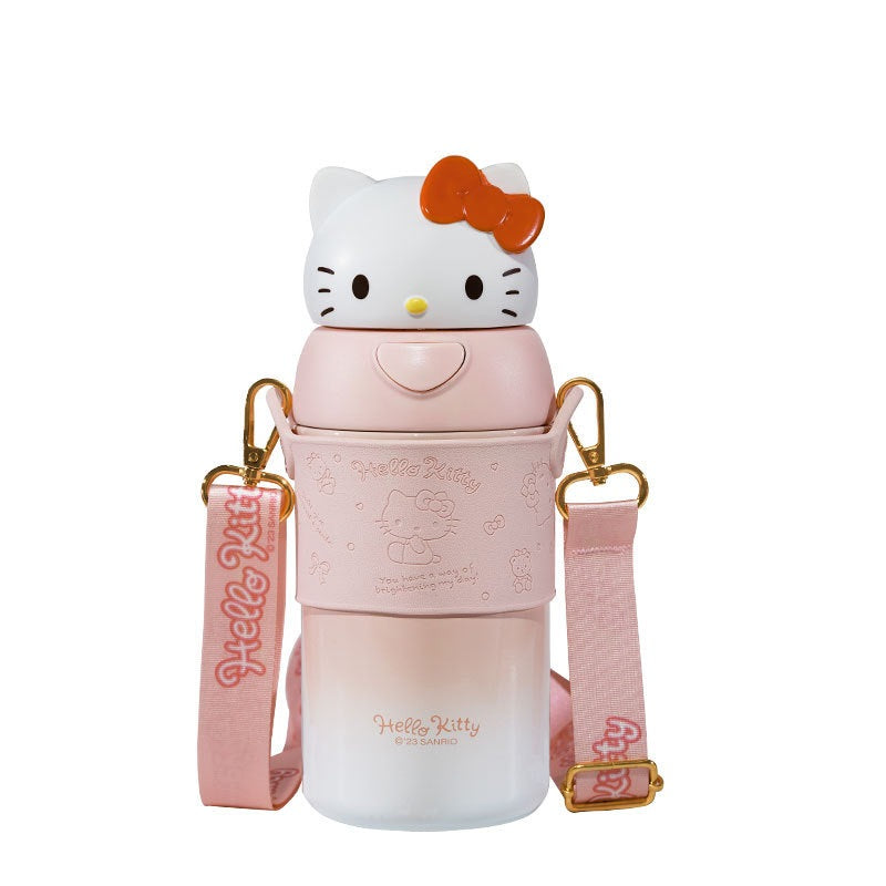 Sanrio TUMBLER 3D HEAD W/ STRAP 560ML