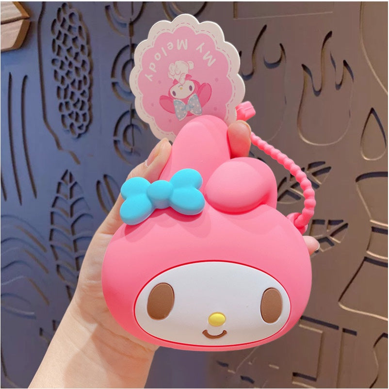 3D Silcone Coin Purse / Pop It Toy Keychain Kuromi Cinamoroll Hello Kitty Pompompurin Keropi