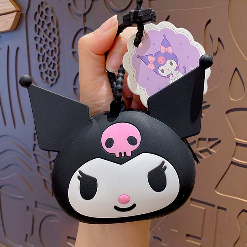 3D Silcone Coin Purse / Pop It Toy Keychain Kuromi Cinamoroll Hello Kitty Pompompurin Keropi