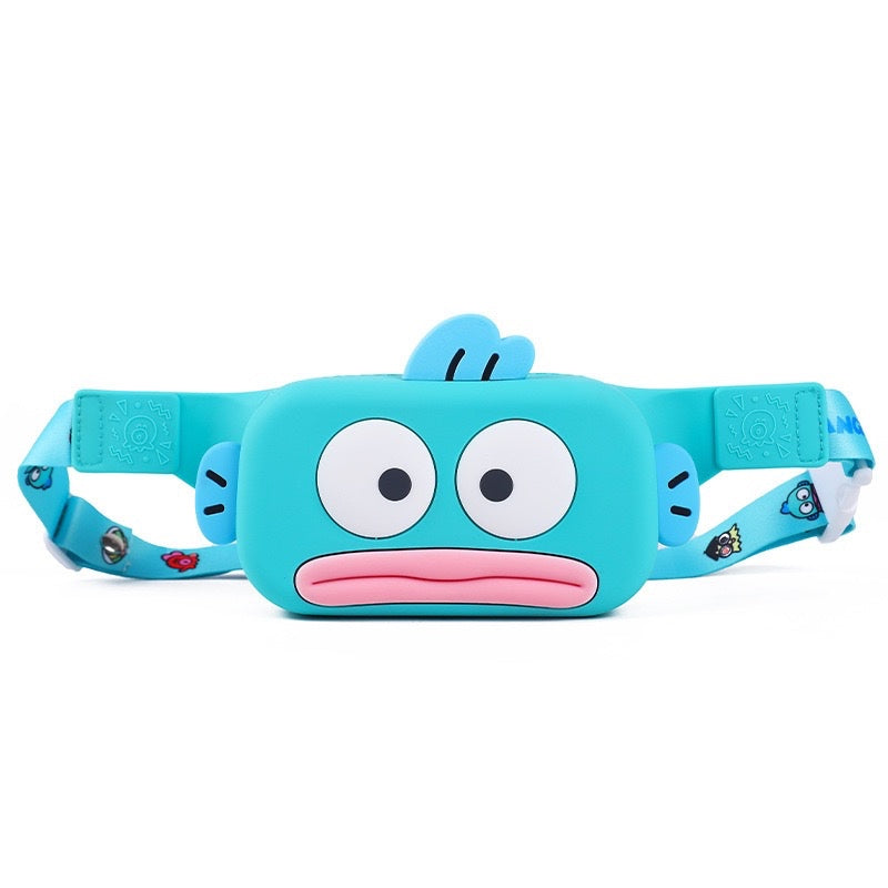 SANRIO Kuromi Hello Kitty My Melody Cinamoroll Kerokeropi Belt Bag Siliocne Cartoon Crossbody
