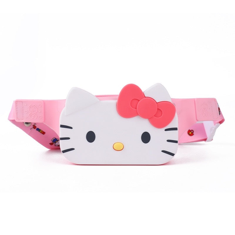 SANRIO Kuromi Hello Kitty My Melody Cinamoroll Kerokeropi Belt Bag Siliocne Cartoon Crossbody