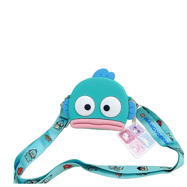 Sanrio Silicone Bag Crossbody Bag Kuromi Cinamoroll HelloKitty Hangyodon Melody Pochacco Pompompurin