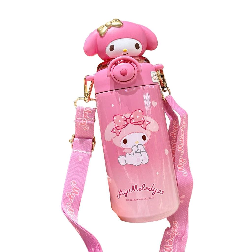 Sanrio Insulated Tumbler 600mL Small 3D Head Alien Kuromi Cinnamoroll My Melody Hello Kitty