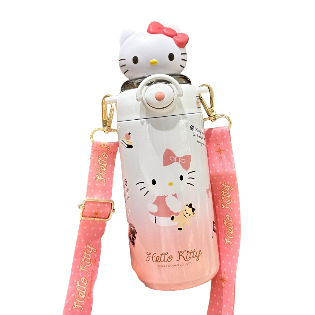 Sanrio Insulated Tumbler 600mL Small 3D Head Alien Kuromi Cinnamoroll My Melody Hello Kitty