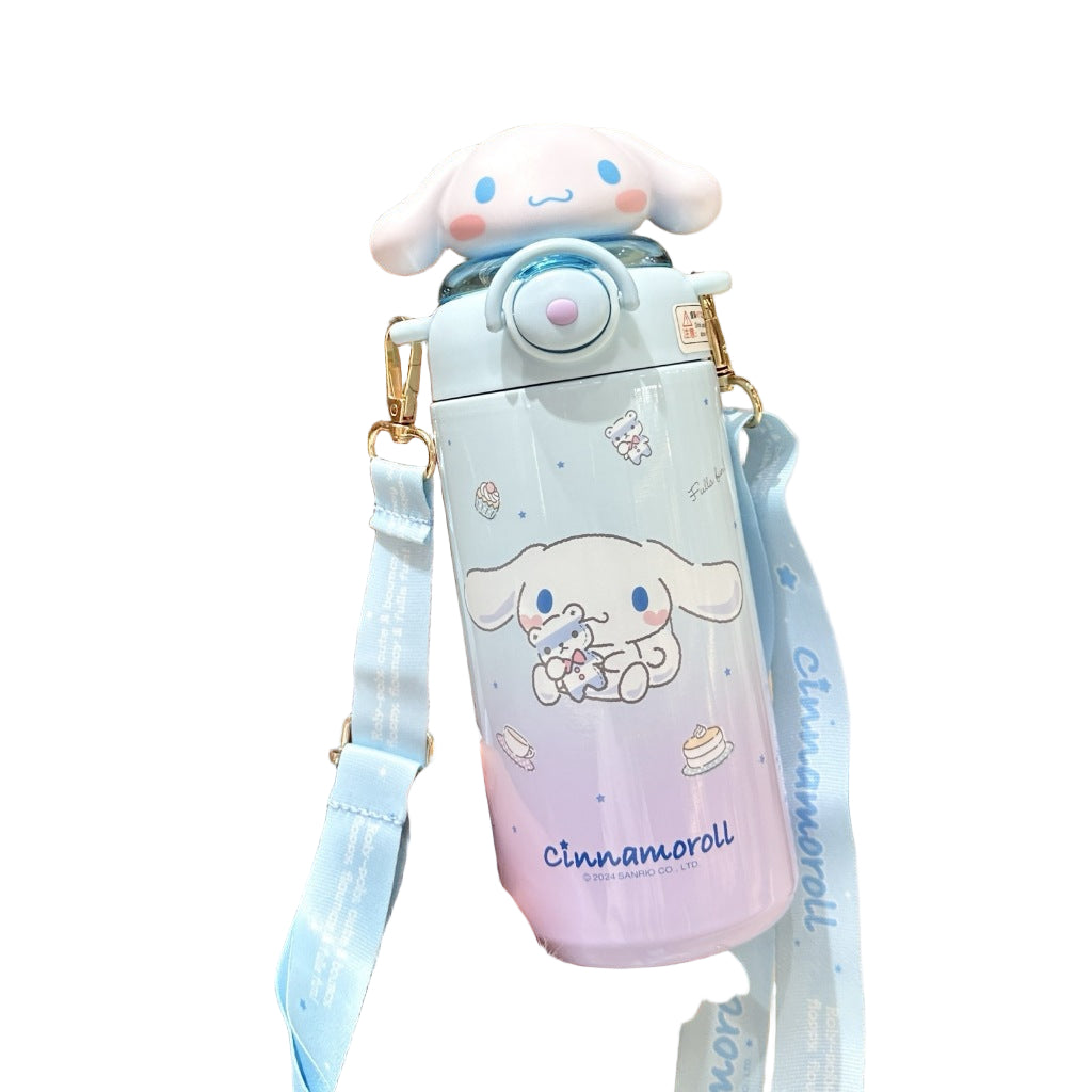 Sanrio Insulated Tumbler 600mL Small 3D Head Alien Kuromi Cinnamoroll My Melody Hello Kitty
