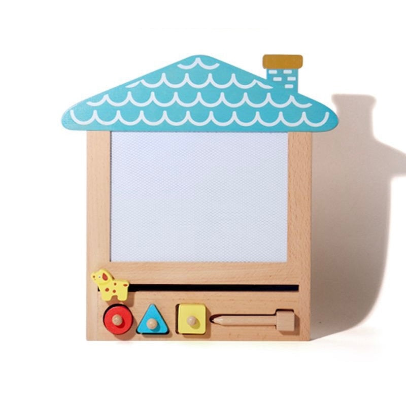 Wooden Doodle Drawing Board | Reusable Kids Sketch & Graffiti Pad