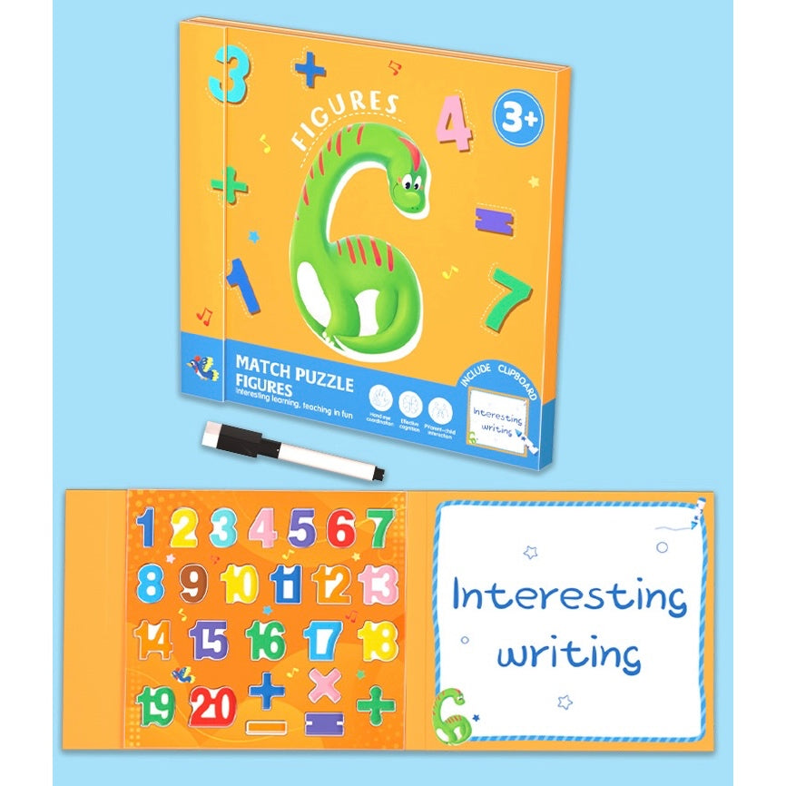 Book-Style 3D Puzzle Book Drawing Board Book White Board Drawing Book By Play with Bella