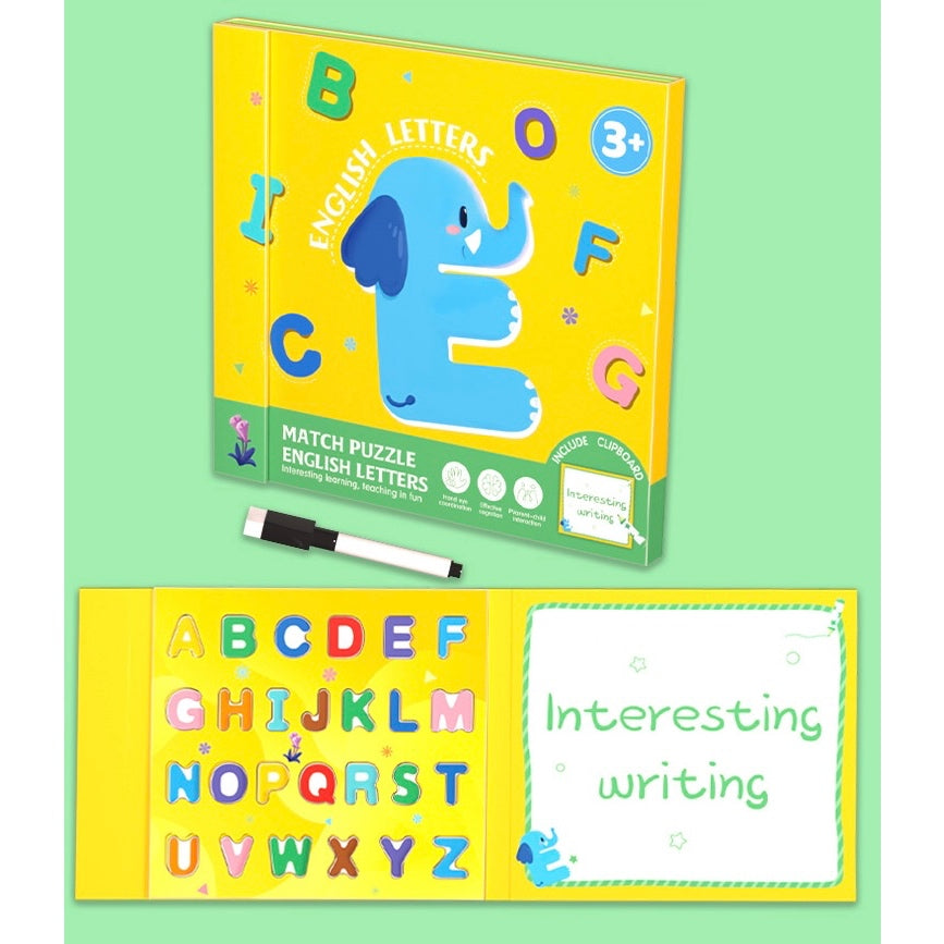 Book-Style 3D Puzzle Book Drawing Board Book White Board Drawing Book By Play with Bella