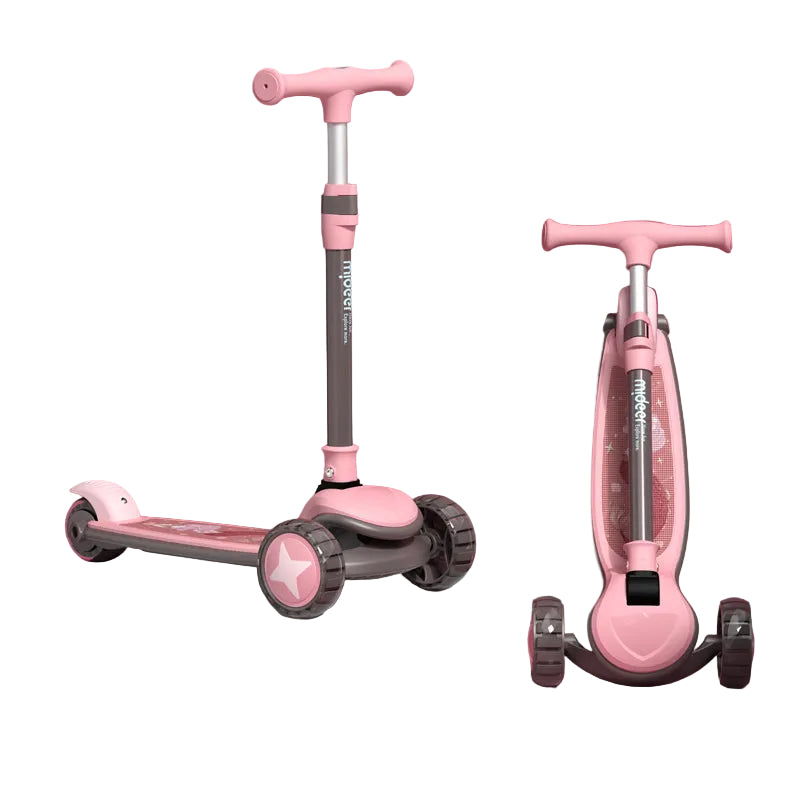 NEW!! MiDeer Kid's Scooter Safe Smooth & Quiet Ride (w/ lights) w/ Detachable Seat