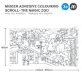 MiDeer Adhesive Colouring Scroll for Kids