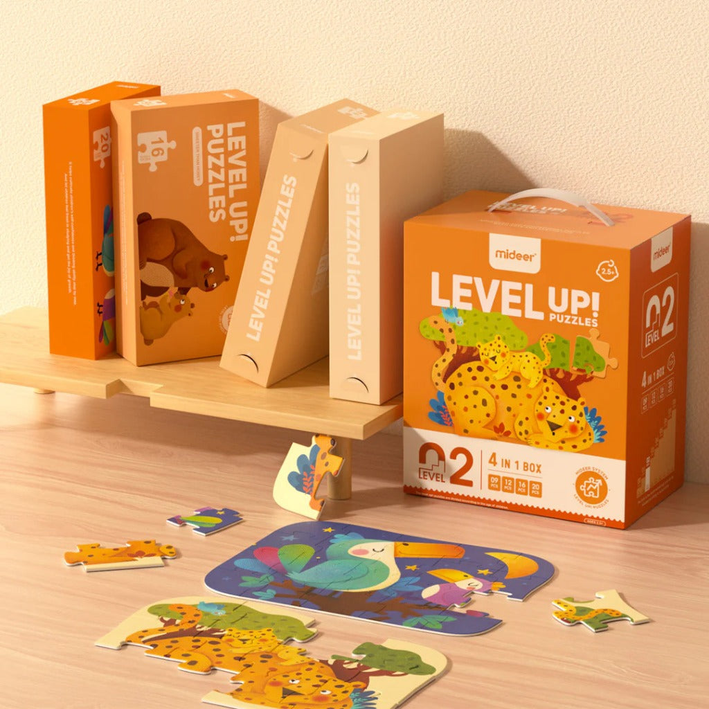 Mideer Advanced Puzzle Level-Up Progressive Learning Levels 0-8