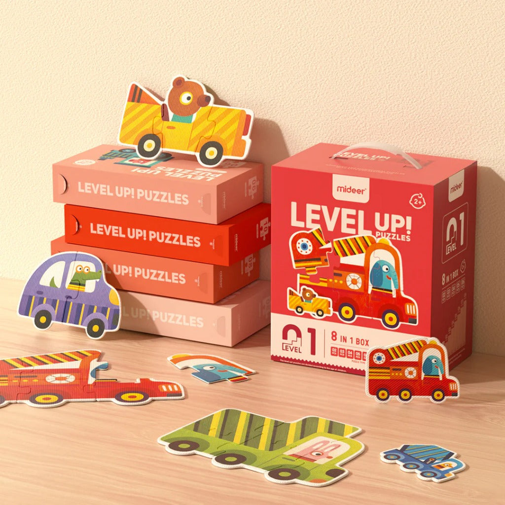 Mideer Advanced Puzzle Level-Up Progressive Learning Levels 0-8