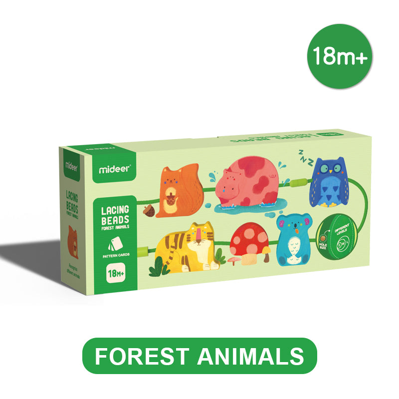 MiDeer Lacing Beads 3 Designs for Kids Educational Toy