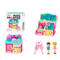 MiDeer Mini Magic Dollhouse w/ Lights and Music for Kids