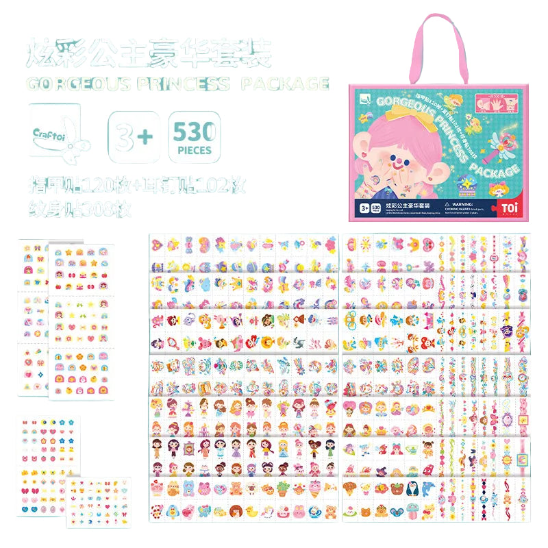 Toi World Kids Nail Stickers & Tattoos