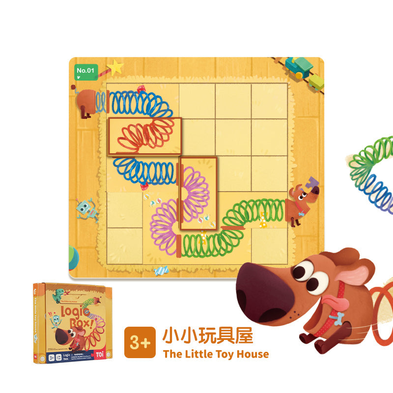 TOi World Logic Box Magnetic Puzzle Children Logical Thinking Training Interactive Board Games