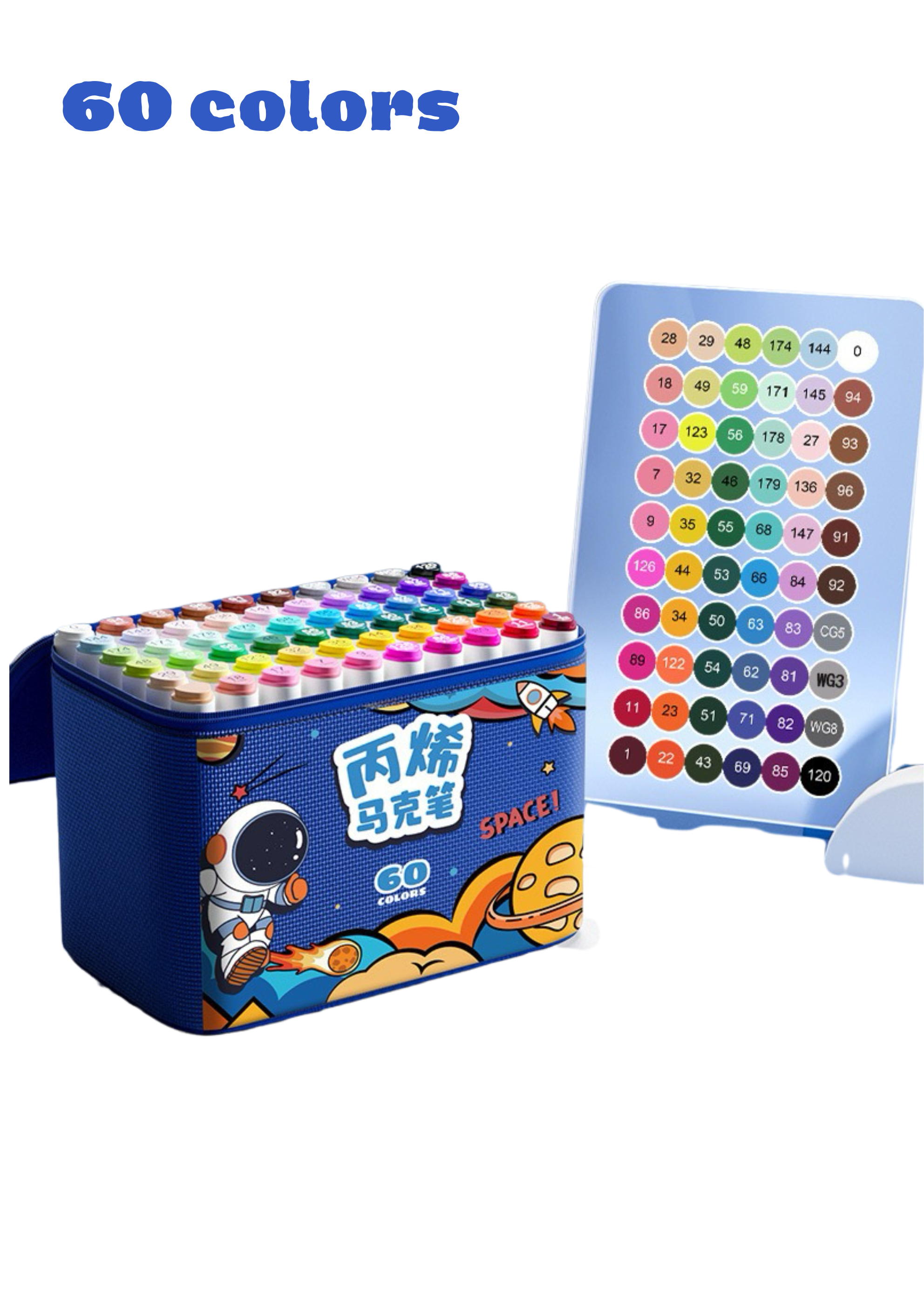 Enmy Acrylic Marker 24/36/48/60/80 Color Arcylic Marker Painting Paint Marker Drawing Markers Maker