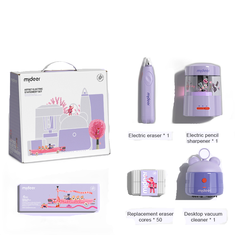 MiDeer Electric Stationery Set for Kids Educational Toys