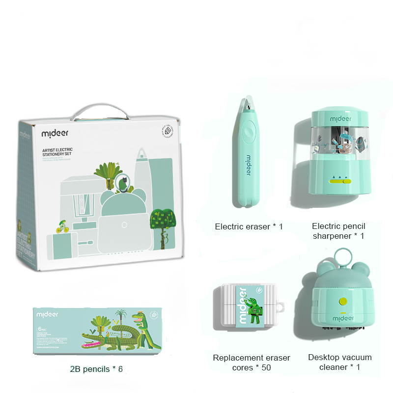 MiDeer Electric Stationery Set for Kids Educational Toys